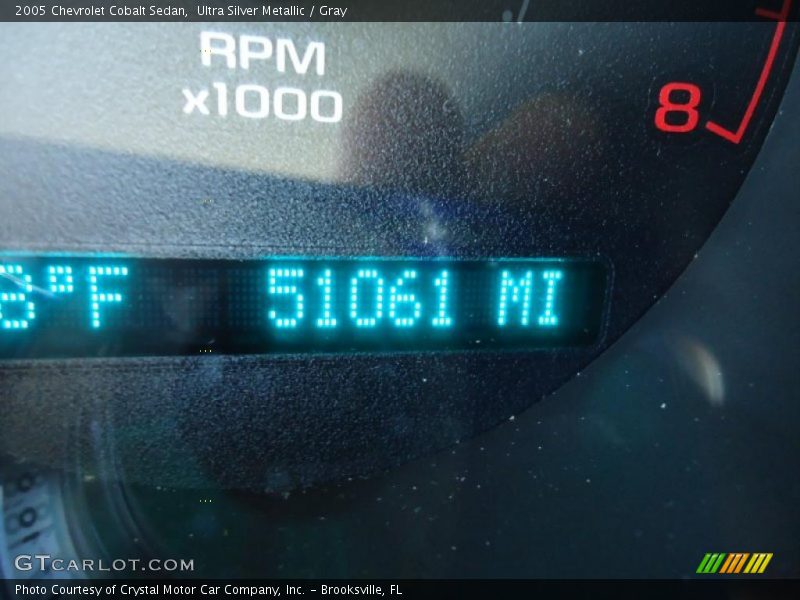 Ultra Silver Metallic / Gray 2005 Chevrolet Cobalt Sedan