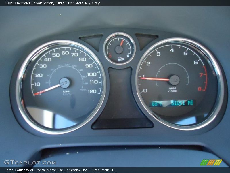 Ultra Silver Metallic / Gray 2005 Chevrolet Cobalt Sedan