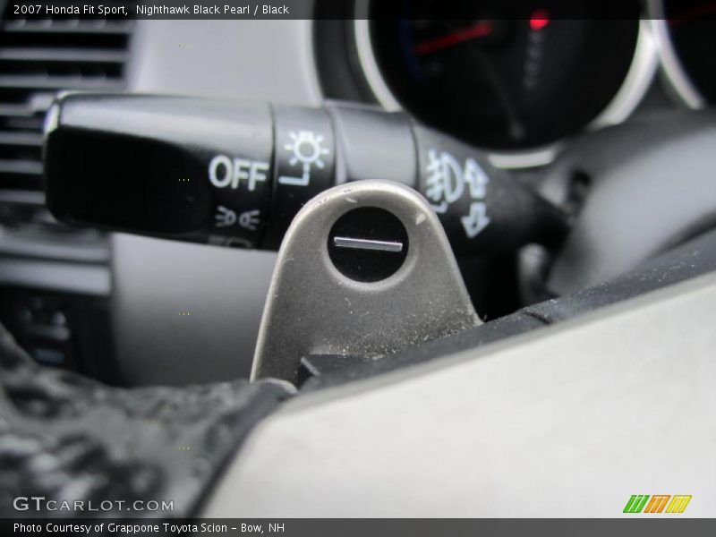 Nighthawk Black Pearl / Black 2007 Honda Fit Sport