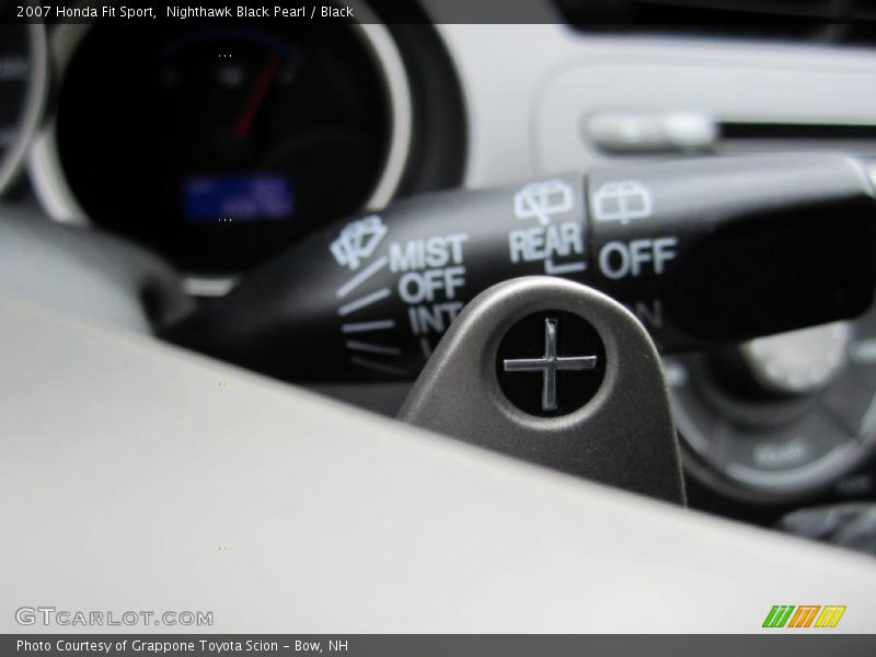 Nighthawk Black Pearl / Black 2007 Honda Fit Sport