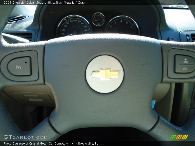 Ultra Silver Metallic / Gray 2005 Chevrolet Cobalt Sedan