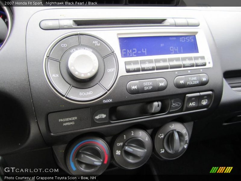 Nighthawk Black Pearl / Black 2007 Honda Fit Sport