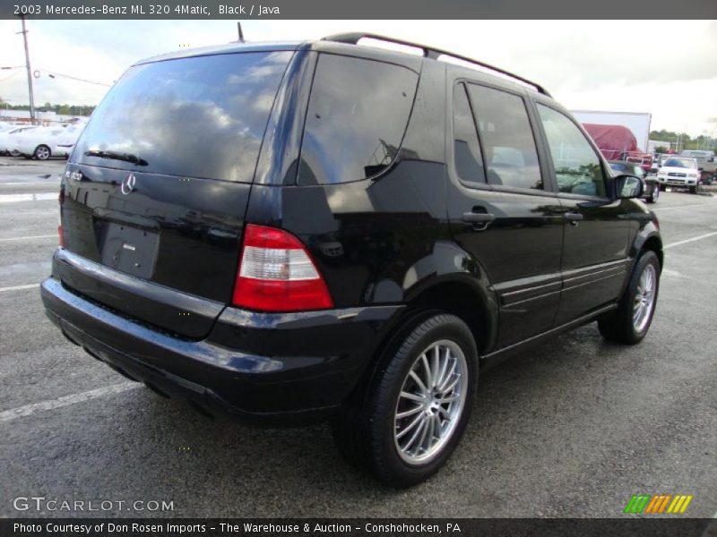 Black / Java 2003 Mercedes-Benz ML 320 4Matic