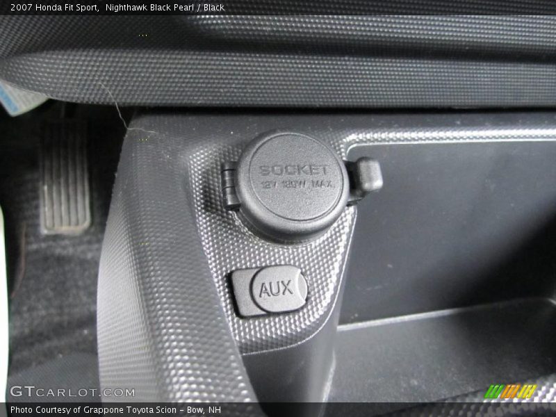 Nighthawk Black Pearl / Black 2007 Honda Fit Sport