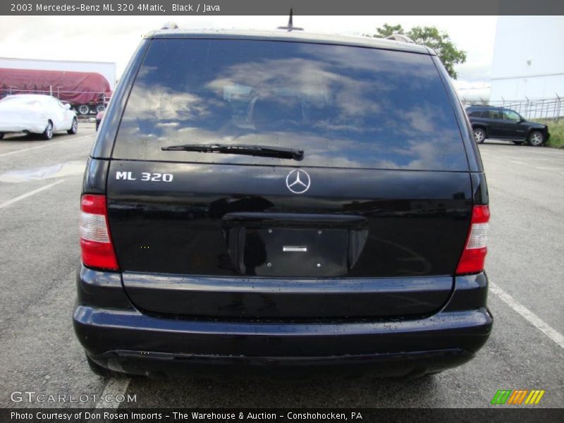 Black / Java 2003 Mercedes-Benz ML 320 4Matic