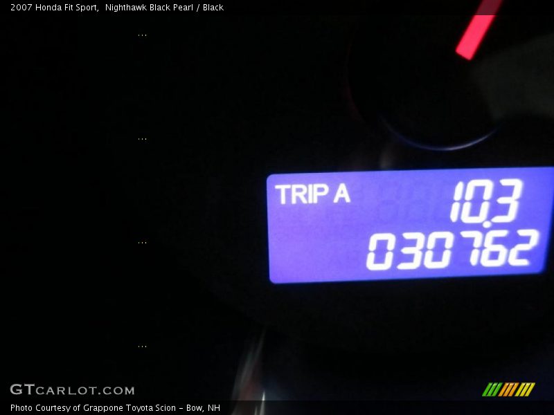 Nighthawk Black Pearl / Black 2007 Honda Fit Sport
