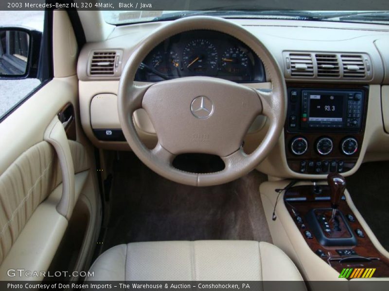 Black / Java 2003 Mercedes-Benz ML 320 4Matic