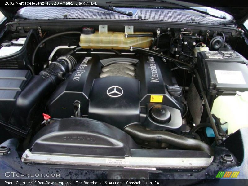 Black / Java 2003 Mercedes-Benz ML 320 4Matic