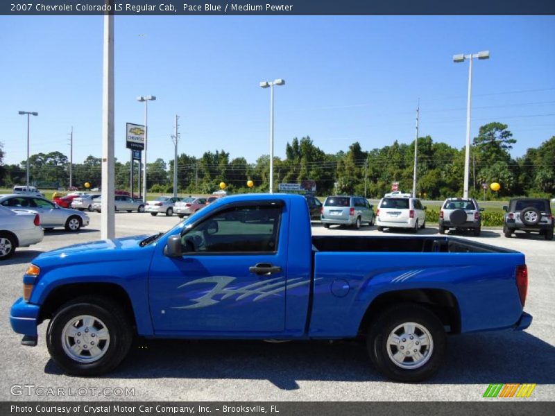 Pace Blue / Medium Pewter 2007 Chevrolet Colorado LS Regular Cab