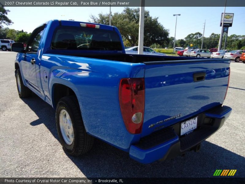 Pace Blue / Medium Pewter 2007 Chevrolet Colorado LS Regular Cab