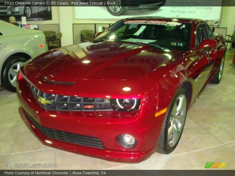 Red Jewel Tintcoat / Black 2010 Chevrolet Camaro SS/RS Coupe