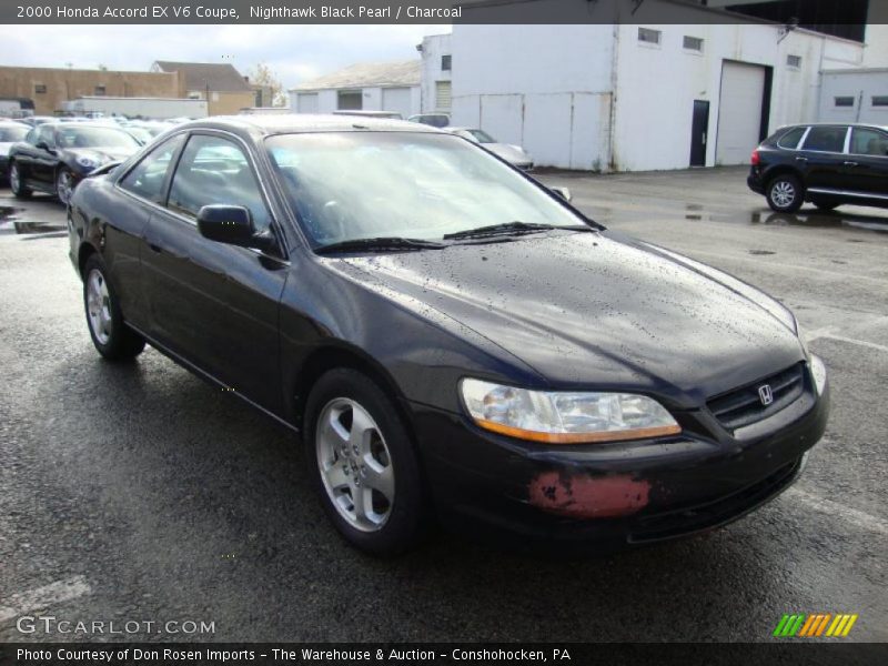 Nighthawk Black Pearl / Charcoal 2000 Honda Accord EX V6 Coupe