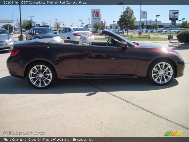  2010 G 37 Convertible Midnight Red Garnet