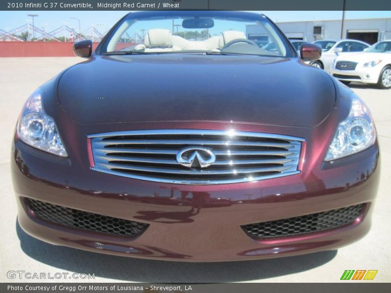 Midnight Red Garnet / Wheat 2010 Infiniti G 37 Convertible