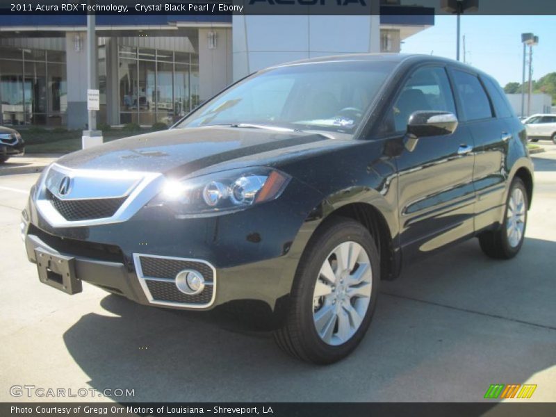 Crystal Black Pearl / Ebony 2011 Acura RDX Technology