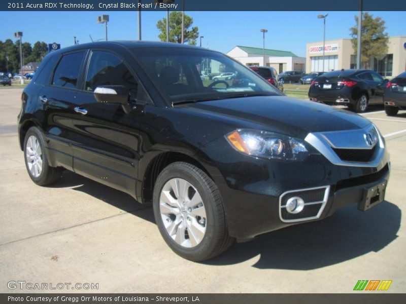 Crystal Black Pearl / Ebony 2011 Acura RDX Technology