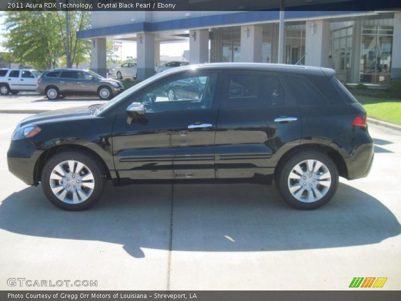 Crystal Black Pearl / Ebony 2011 Acura RDX Technology