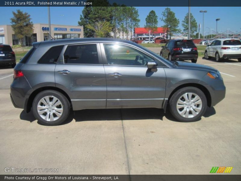 Polished Metal Metallic / Taupe 2011 Acura RDX