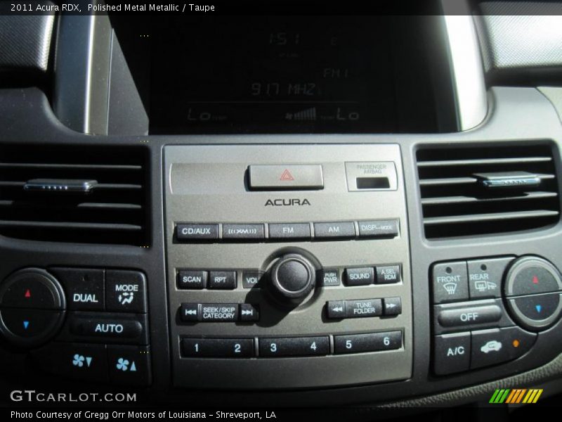 Polished Metal Metallic / Taupe 2011 Acura RDX