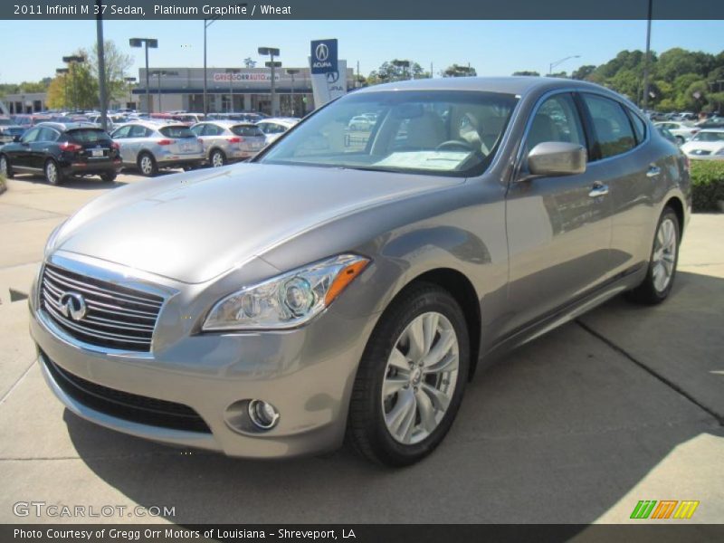 Platinum Graphite / Wheat 2011 Infiniti M 37 Sedan