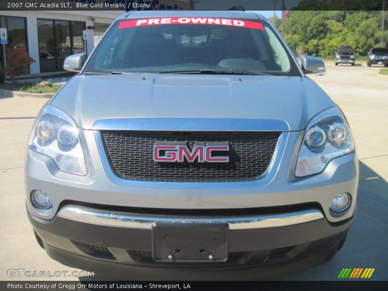 Blue Gold Metallic / Ebony 2007 GMC Acadia SLT