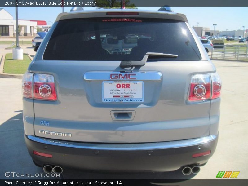 Blue Gold Metallic / Ebony 2007 GMC Acadia SLT