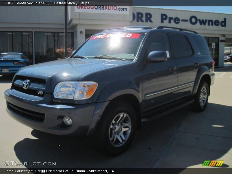 Bluesteel Mica / Taupe 2007 Toyota Sequoia SR5