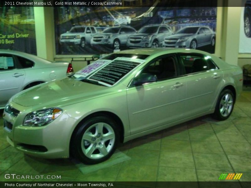 Gold Mist Metallic / Cocoa/Cashmere 2011 Chevrolet Malibu LS