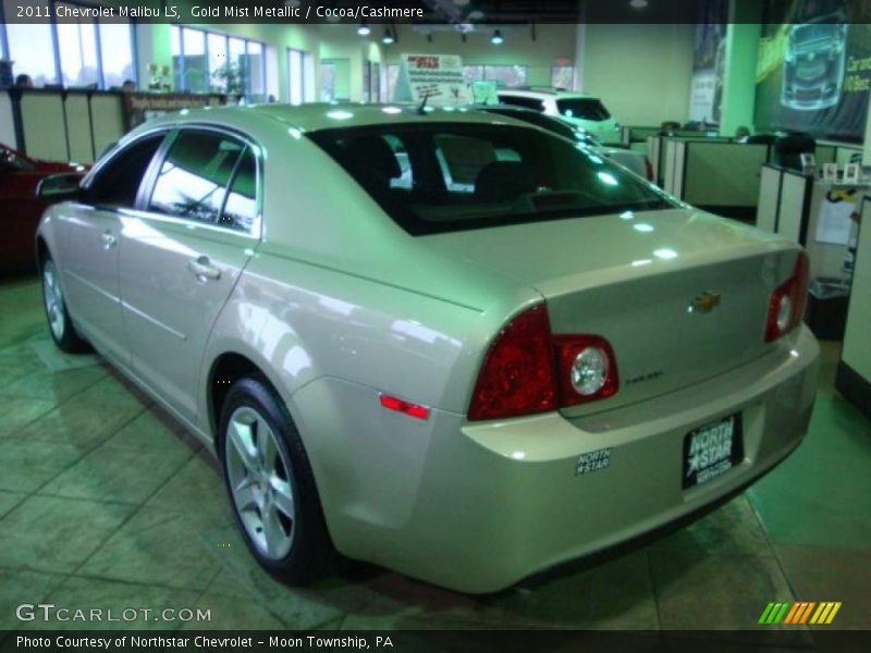 Gold Mist Metallic / Cocoa/Cashmere 2011 Chevrolet Malibu LS