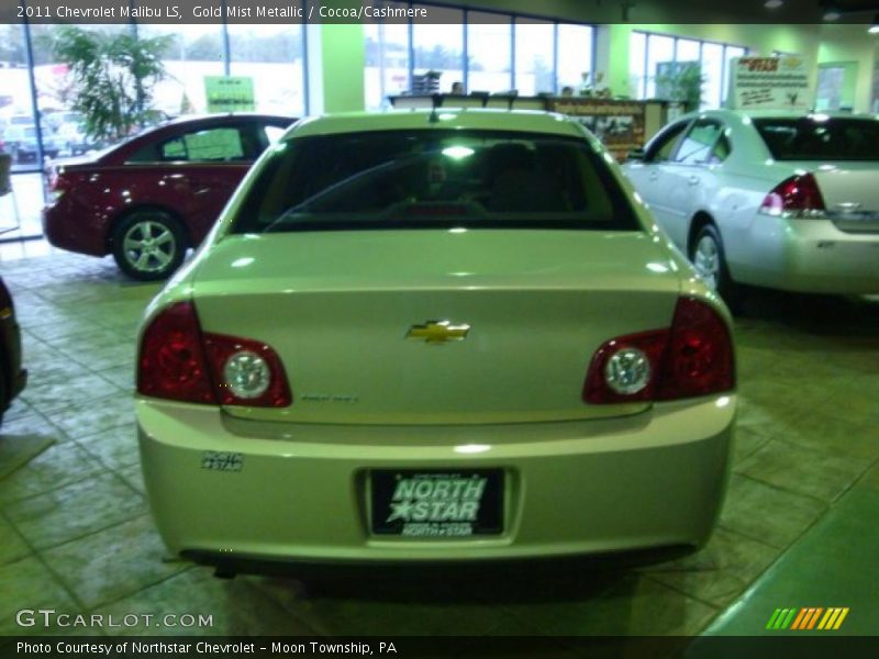 Gold Mist Metallic / Cocoa/Cashmere 2011 Chevrolet Malibu LS
