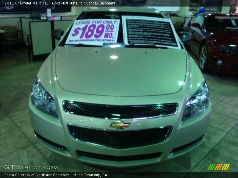 Gold Mist Metallic / Cocoa/Cashmere 2011 Chevrolet Malibu LS