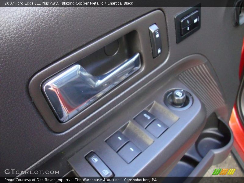 Blazing Copper Metallic / Charcoal Black 2007 Ford Edge SEL Plus AWD