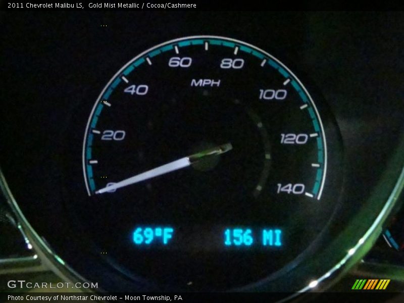 Gold Mist Metallic / Cocoa/Cashmere 2011 Chevrolet Malibu LS