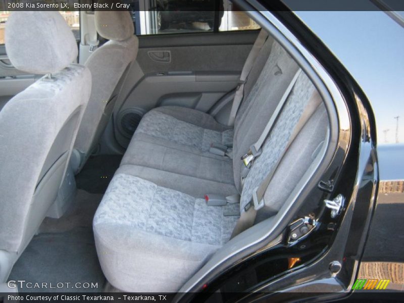 Ebony Black / Gray 2008 Kia Sorento LX