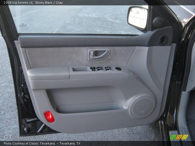 Ebony Black / Gray 2008 Kia Sorento LX
