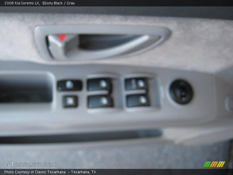 Ebony Black / Gray 2008 Kia Sorento LX