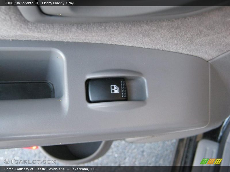 Ebony Black / Gray 2008 Kia Sorento LX
