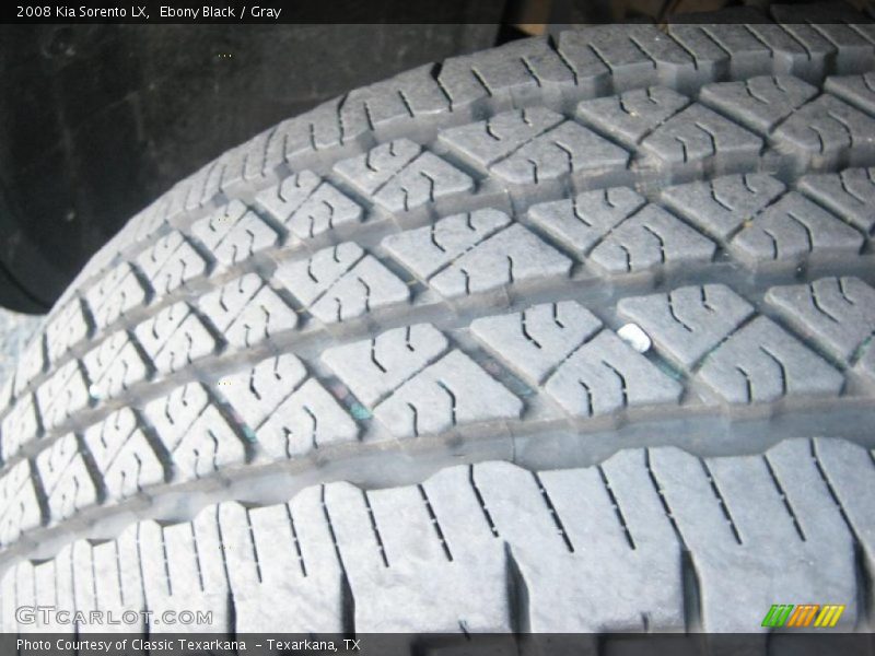 Ebony Black / Gray 2008 Kia Sorento LX