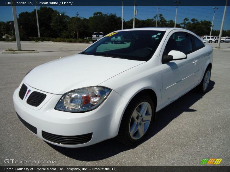 Summit White / Ebony 2007 Pontiac G5