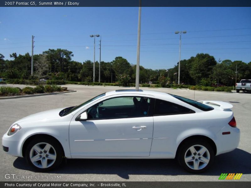 Summit White / Ebony 2007 Pontiac G5