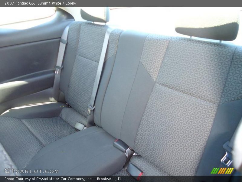 Summit White / Ebony 2007 Pontiac G5