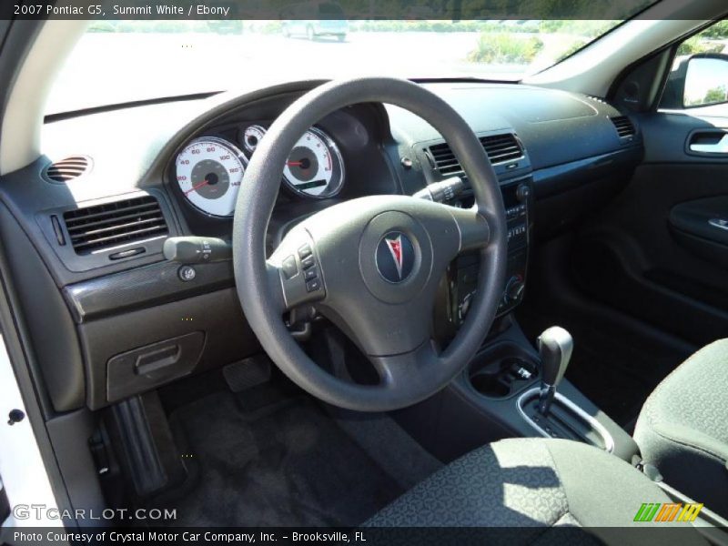 Summit White / Ebony 2007 Pontiac G5