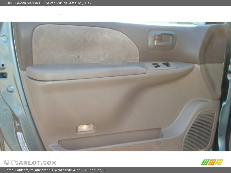 Silver Spruce Metallic / Oak 2000 Toyota Sienna LE