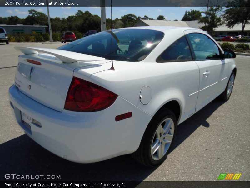 Summit White / Ebony 2007 Pontiac G5