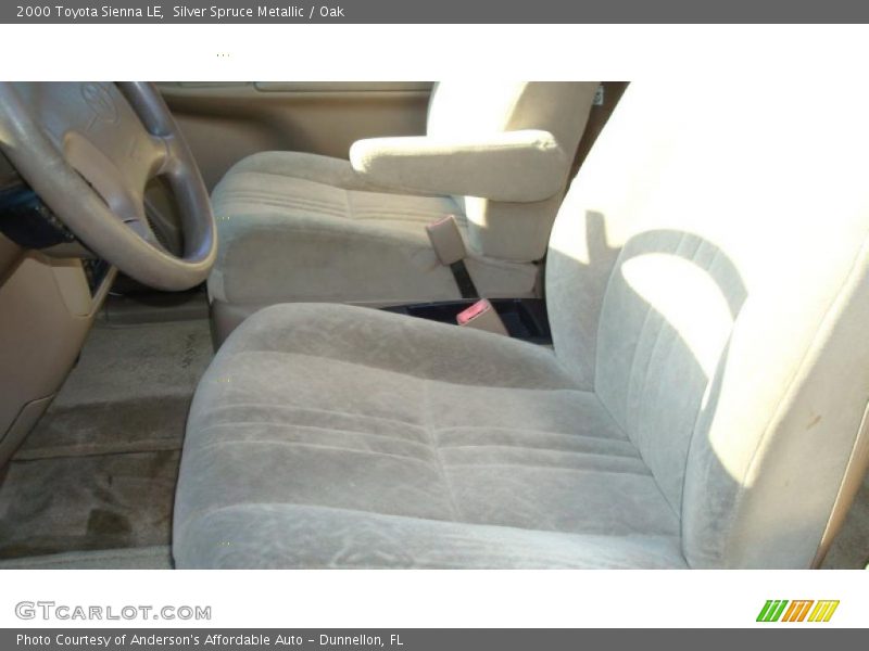Silver Spruce Metallic / Oak 2000 Toyota Sienna LE