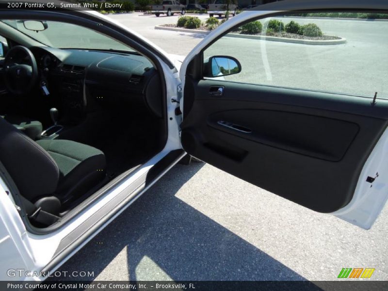 Summit White / Ebony 2007 Pontiac G5