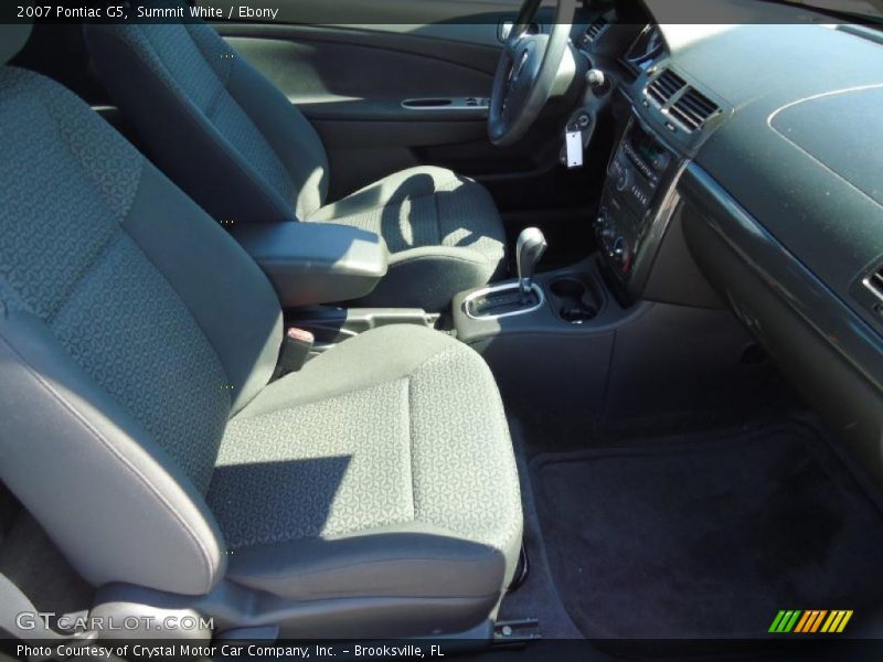 Summit White / Ebony 2007 Pontiac G5