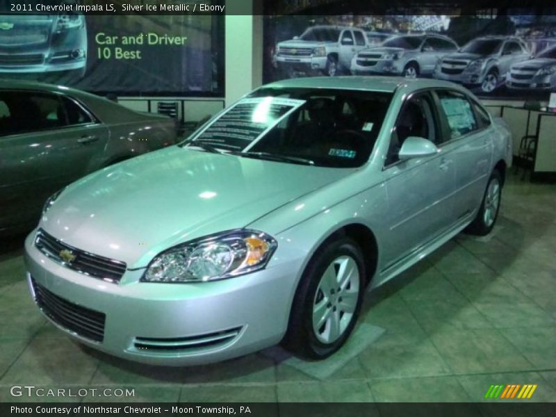 Silver Ice Metallic / Ebony 2011 Chevrolet Impala LS