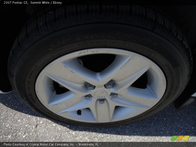 Summit White / Ebony 2007 Pontiac G5