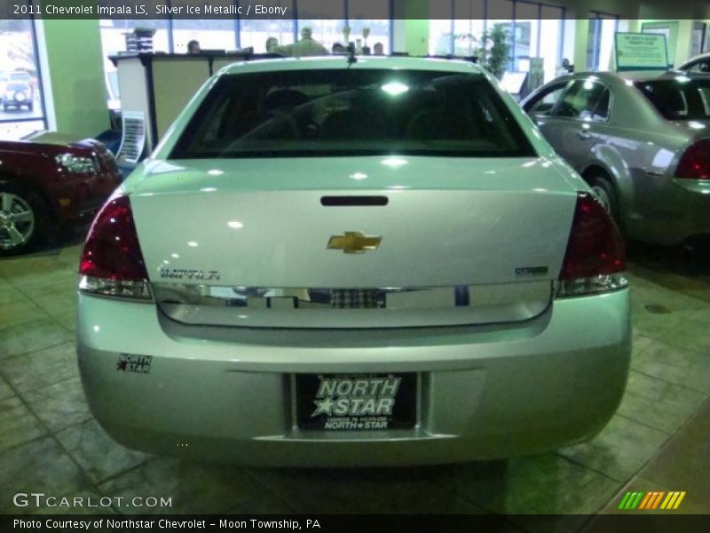 Silver Ice Metallic / Ebony 2011 Chevrolet Impala LS